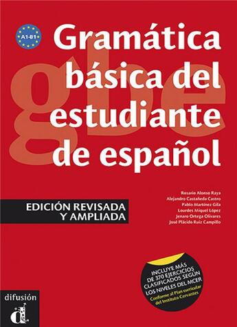 Couverture du livre « Gramatica basica del estudiante de espanol » de  aux éditions La Maison Des Langues