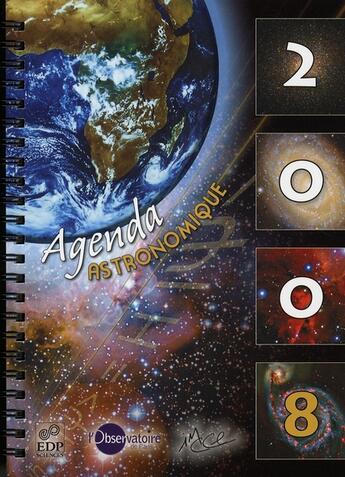 Couverture du livre « Agenda astronomique 2008 » de  aux éditions Edp Sciences