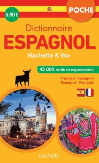Couverture du livre « Dictionnaire poche Hachette vox ; bilingue espagnol » de  aux éditions Hachette Education