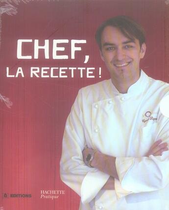 Couverture du livre « Chef, la recette ; coffret » de Cyril Lignac aux éditions Hachette Pratique