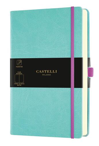 Couverture du livre « Carnet aquarela poche uni jade » de Castelli aux éditions Castelli Milano