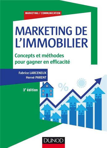 Couverture du livre « Marketing de l'immobilier (3e édition) » de Fabrice Larceneux aux éditions Dunod