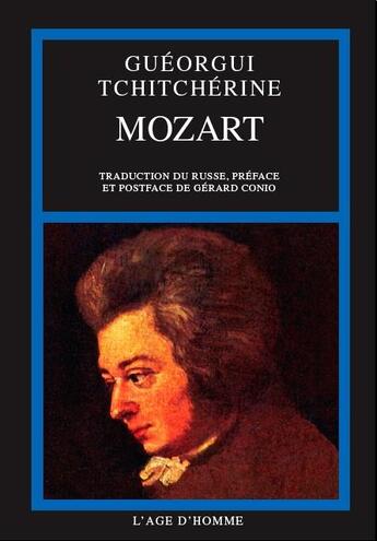 Couverture du livre « Mozart » de Tchitcherine Gueorgu aux éditions L'age D'homme