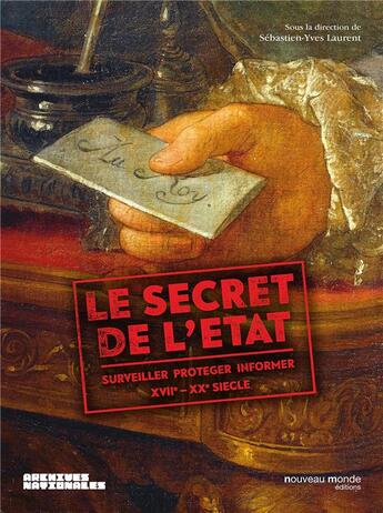 Couverture du livre « Le secret de l'état » de Sebastien-Yves Laurent aux éditions Nouveau Monde