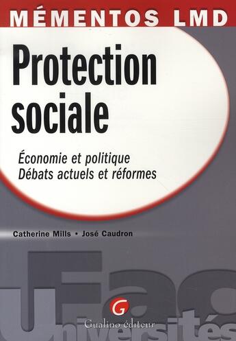 Couverture du livre « Protection sociale » de Mills/Caudron aux éditions Gualino