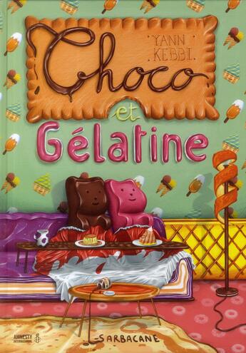 Couverture du livre « Choco et gélatine » de Yann Kebbi aux éditions Sarbacane