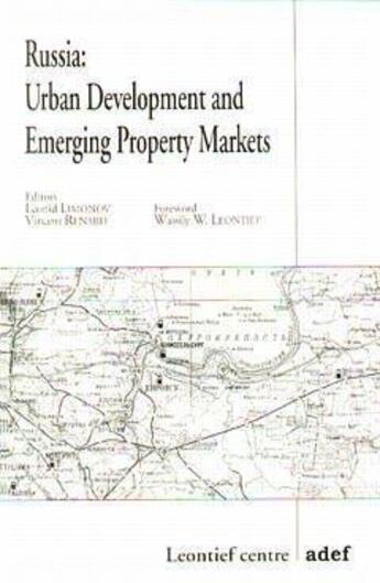 Couverture du livre « Russia: urban development and emerging property markets » de Limonov Leonid aux éditions Adef