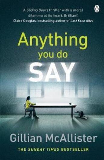 Couverture du livre « Anything you do say » de Gillian Mcallister aux éditions Adult Pbs