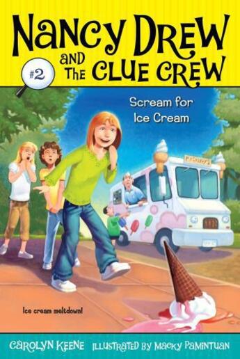 Couverture du livre « Scream for Ice Cream » de Carolyn Keene aux éditions Aladdin