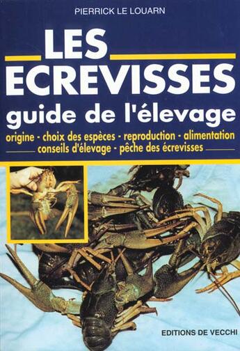 Couverture du livre « Les ecrevisses » de Pierrick Le Louarn aux éditions De Vecchi