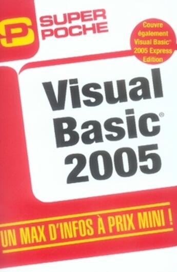 Couverture du livre « Visual basic (édition 2005) » de Gregory Renard aux éditions Micro Application