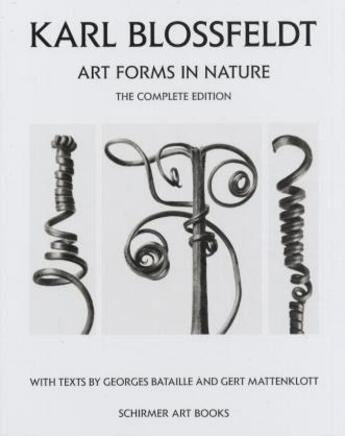Couverture du livre « Karl blossfeldt art forms in nature the complete edition » de Blossfeldt Karl aux éditions Schirmer Mosel