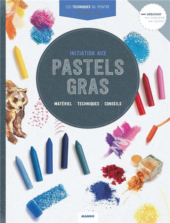 Couverture du livre « Les techniques du peintre ; pastel gras » de  aux éditions Mango