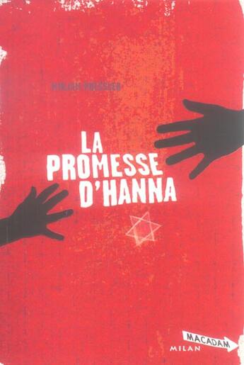Couverture du livre « La promesse d'Hannah » de Pressler Mirjam aux éditions Milan