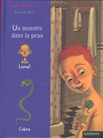 Couverture du livre « Un Monstre Dans La Peau » de Hubert Ben Kemoun et Francois Roca aux éditions Nathan