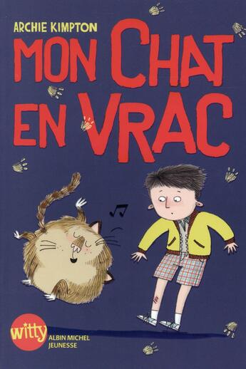 Couverture du livre « Mon chat en vrac » de Kimpton/Hindley aux éditions Albin Michel