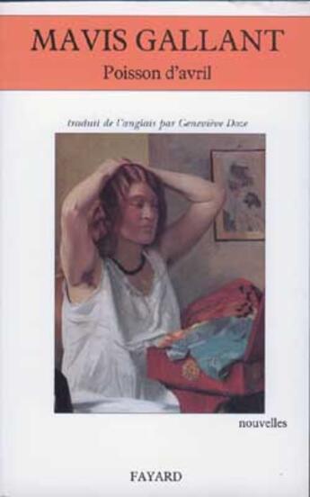 Couverture du livre « Poisson d'avril » de Gallant-M aux éditions Fayard