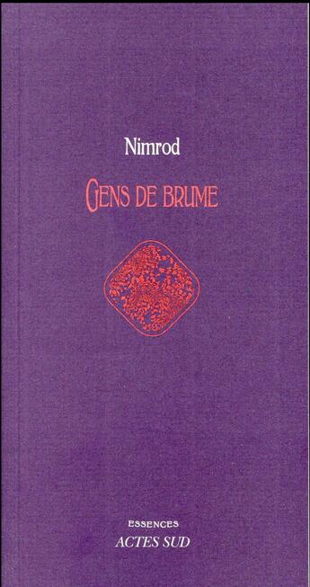 Couverture du livre « Gens de brume » de Nimrod aux éditions Actes Sud
