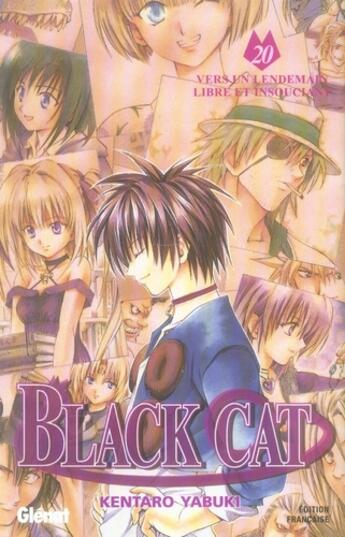 Couverture du livre « Black cat Tome 20 ; vers un lendemain libre et insouciant » de Kentaro Yabuki aux éditions Glenat