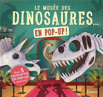 Couverture du livre « Le musée des dinosaures... en pop up ! » de Beatrice Blue et Jenny Jacoby et Mike Love aux éditions Tourbillon