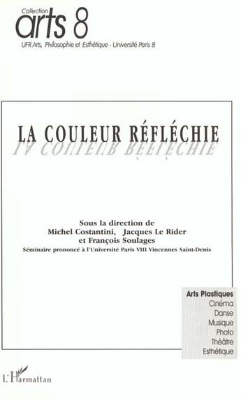 Couverture du livre « La couleur reflechie » de Michel Costantini aux éditions L'harmattan