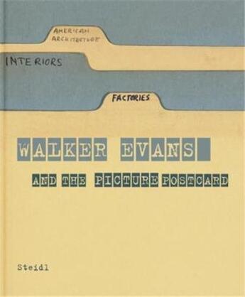 Couverture du livre « Walker Evans and the picture postcard » de Rosenheim Jeff L aux éditions Steidl