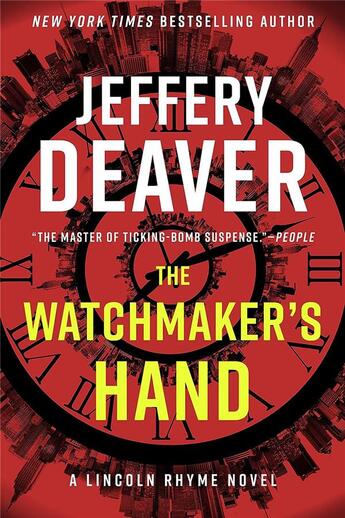 Couverture du livre « The watchmaker's hand » de Jeffery Deaver aux éditions Harper Collins Uk