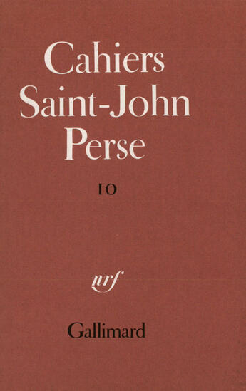 Couverture du livre « Correspondance - (1925-1966) » de Saint-John Perse aux éditions Gallimard (patrimoine Numerise)