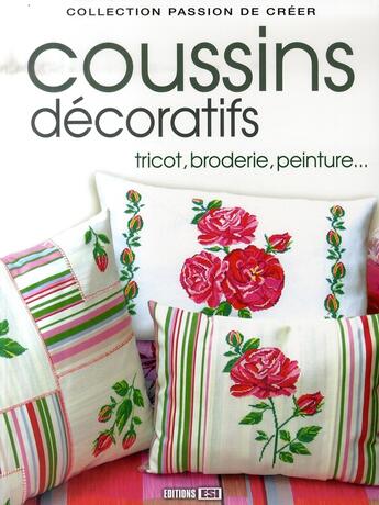 Couverture du livre « Coussins décoratifs » de Brozinska Anastas. aux éditions Editions Esi