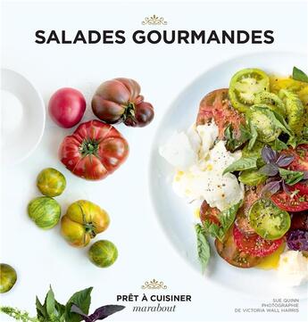 Couverture du livre « Salades gourmandes » de Sue Quinn aux éditions Marabout