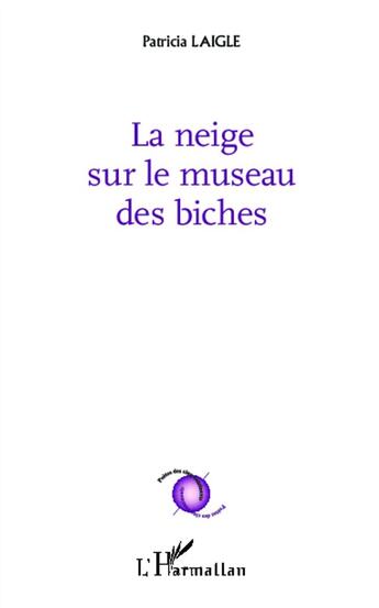 Couverture du livre « La neige sur le museau des biches » de Patricia Laigle aux éditions L'harmattan
