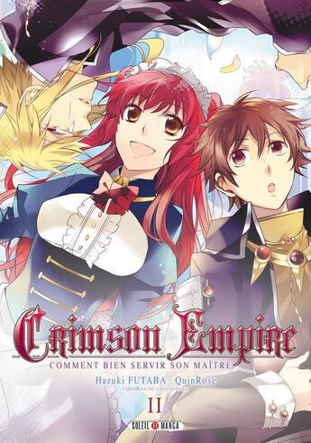 Couverture du livre « Crimson empire t.2 » de Quinrose et Hazuki Futaba aux éditions Soleil