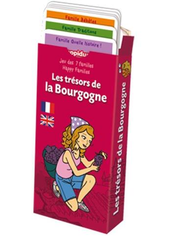 Couverture du livre « Les trésors de la Bourgogne ; jeu des 7 familles » de  aux éditions La Petite Boite