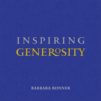Couverture du livre « Inspiring Generosity » de Bonner Barbara aux éditions Wisdom Publications