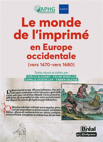 Couverture du livre « Le monde de l'imprimé en Europe occidentale (vers 1470 - vers 1680) » de  aux éditions Breal