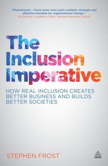 Couverture du livre « The Inclusion Imperative » de Frost Stephen aux éditions Kogan Page Digital