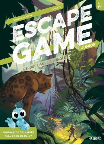 Couverture du livre « Escape game junior : perdus dans la jungle » de Gueidan/Prieur/Vives aux éditions Fleurus