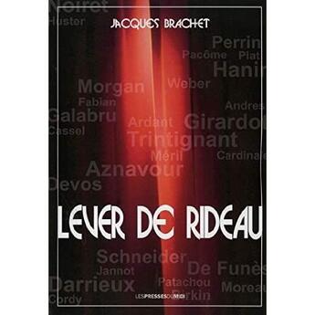 Couverture du livre « Lever de rideau » de Jacques Brachet aux éditions Presses Du Midi