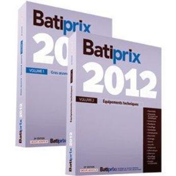 Couverture du livre « Batiprix ; t.1 et t.2 (édition 2012) » de  aux éditions Le Moniteur