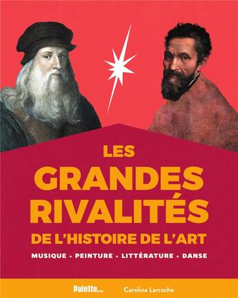 Couverture du livre « Les grandes rivalités de l'histoire de l'art » de Caroline Larroche aux éditions Palette
