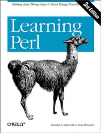 Couverture du livre « Learning Perl (3e édition) » de Randal L. Schwartz aux éditions O Reilly & Ass