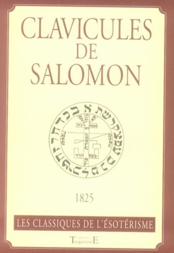Couverture du livre « Clavicules de Salomon » de  aux éditions Trajectoire