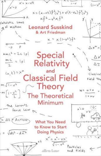 Couverture du livre « Special Relativity Classical Field » de Leonard Susskind aux éditions Viking Adult