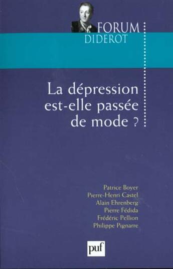 Couverture du livre « La dépression est-elle passée de mode ? » de  aux éditions Puf