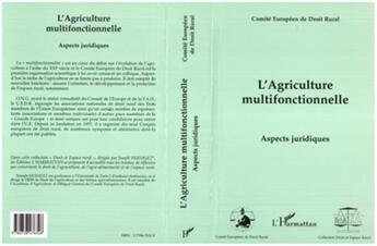 Couverture du livre « L'agriculture multifonctionnelle ; aspects juridiques » de  aux éditions L'harmattan