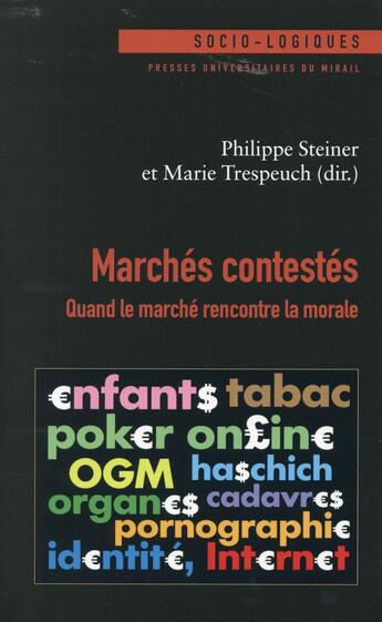 Couverture du livre « Marches contestes » de Steiner/Trespeu aux éditions Pu Du Midi