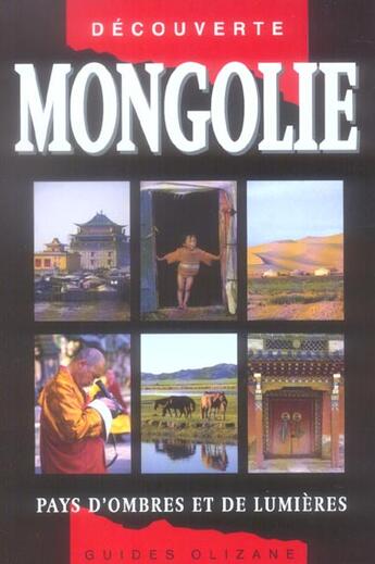 Couverture du livre « Mongolie » de Gaelle Lacaze aux éditions Olizane