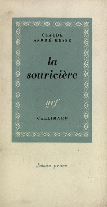 Couverture du livre « La souriciere » de Andre-Hesse Claude aux éditions Gallimard