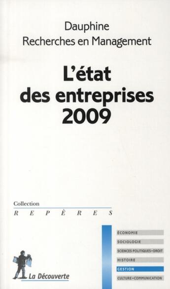 Couverture du livre « Dauphine ; recherches en management ; l'état des entreprises en 2009 » de Colasse/Pezet aux éditions La Decouverte
