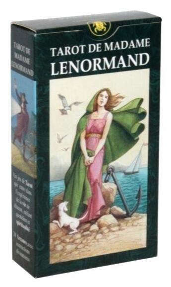 Couverture du livre « Tarot de madame Lenormand » de Ernest Fitzpatrick aux éditions Scarabeo-jeux
